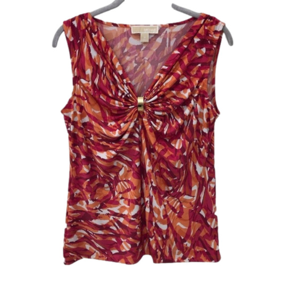 𝅺MICHAEL Michael Kors print top - Picture 1 of 6
